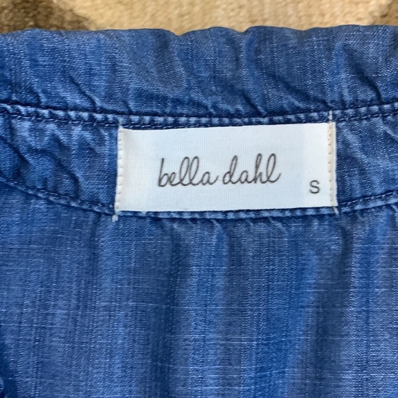 BELLA DAHL chambray tunic - Picture 4 of 8
